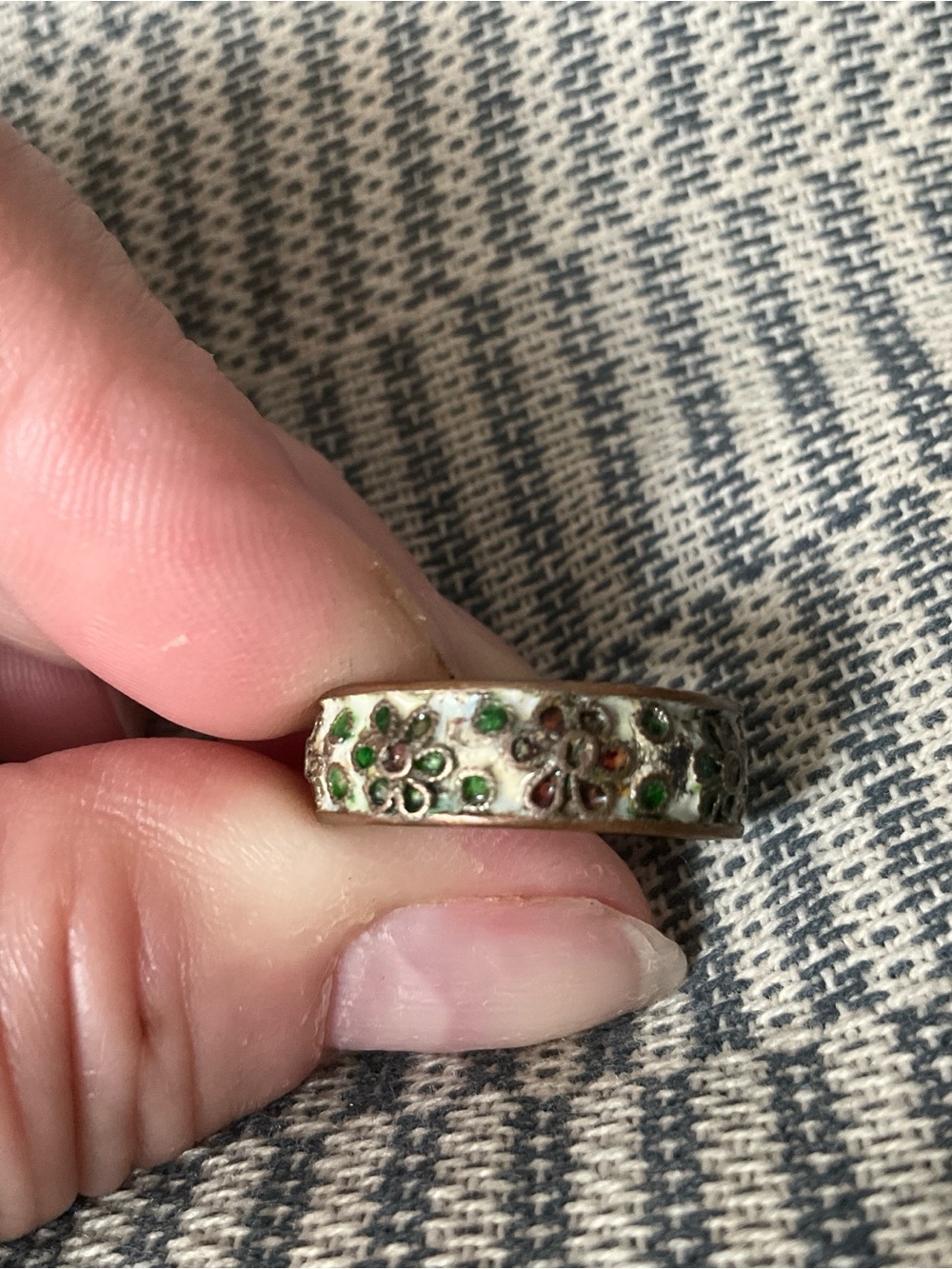 Vintage Cloisonne Ring